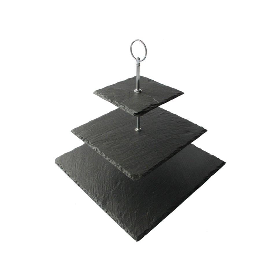 Kare 3'lü Kek Standı