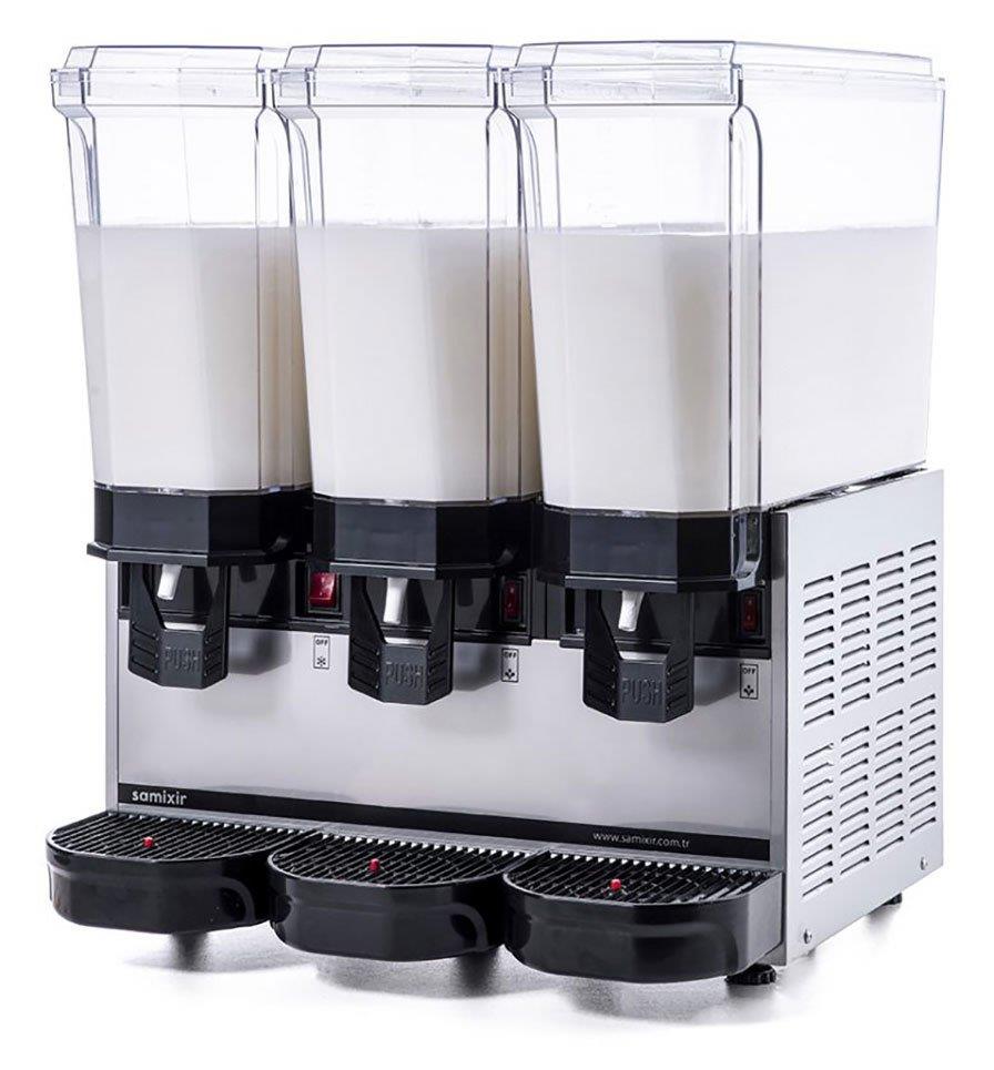 Klasik Triple Karıştırıcılı+Karıştırıcılı+Karıştırıcılı Soğuk İçecek Dispenseri