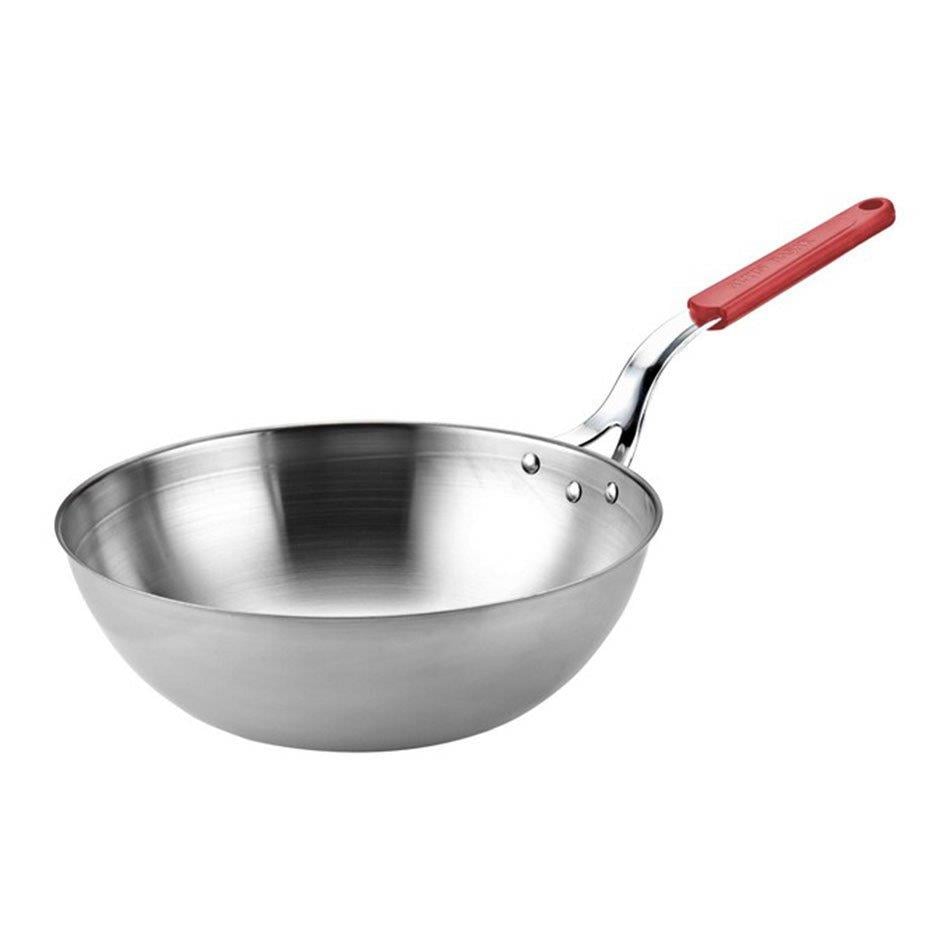 MasterChef Çelik Wok Tava Kırmızı Saplı