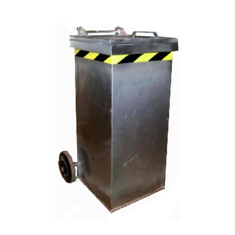 Metal Galvaniz Çöp Konteyner