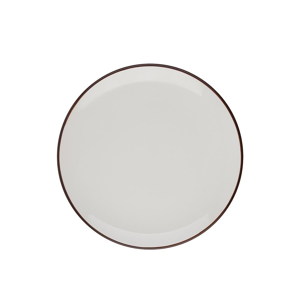Modest Brown Lona Düz Tabak 17 cm 