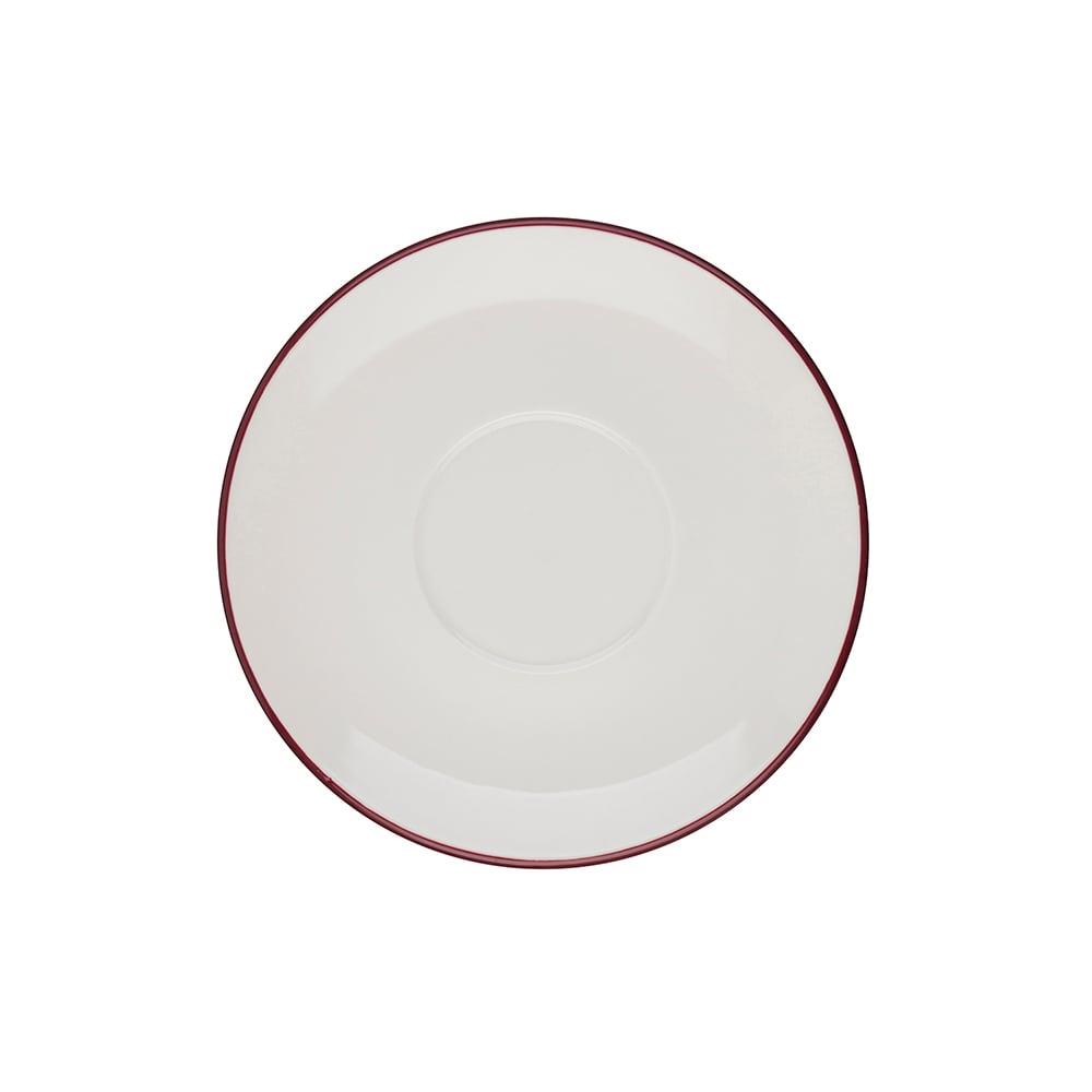 Modest Maroon Lona Konsome Tabağı 19 cm 