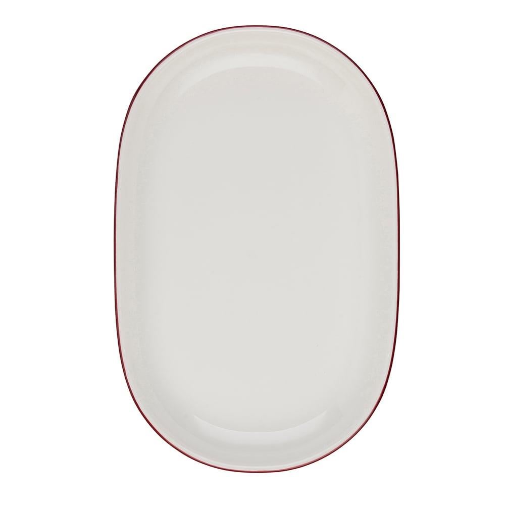Modest Maroon Magnus Oval Kayık 18 cm 