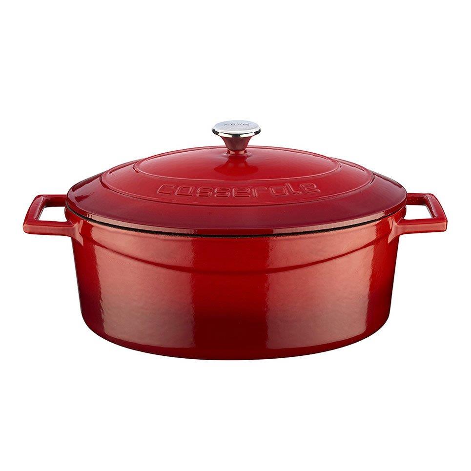 Oval Döküm Demir Tencere