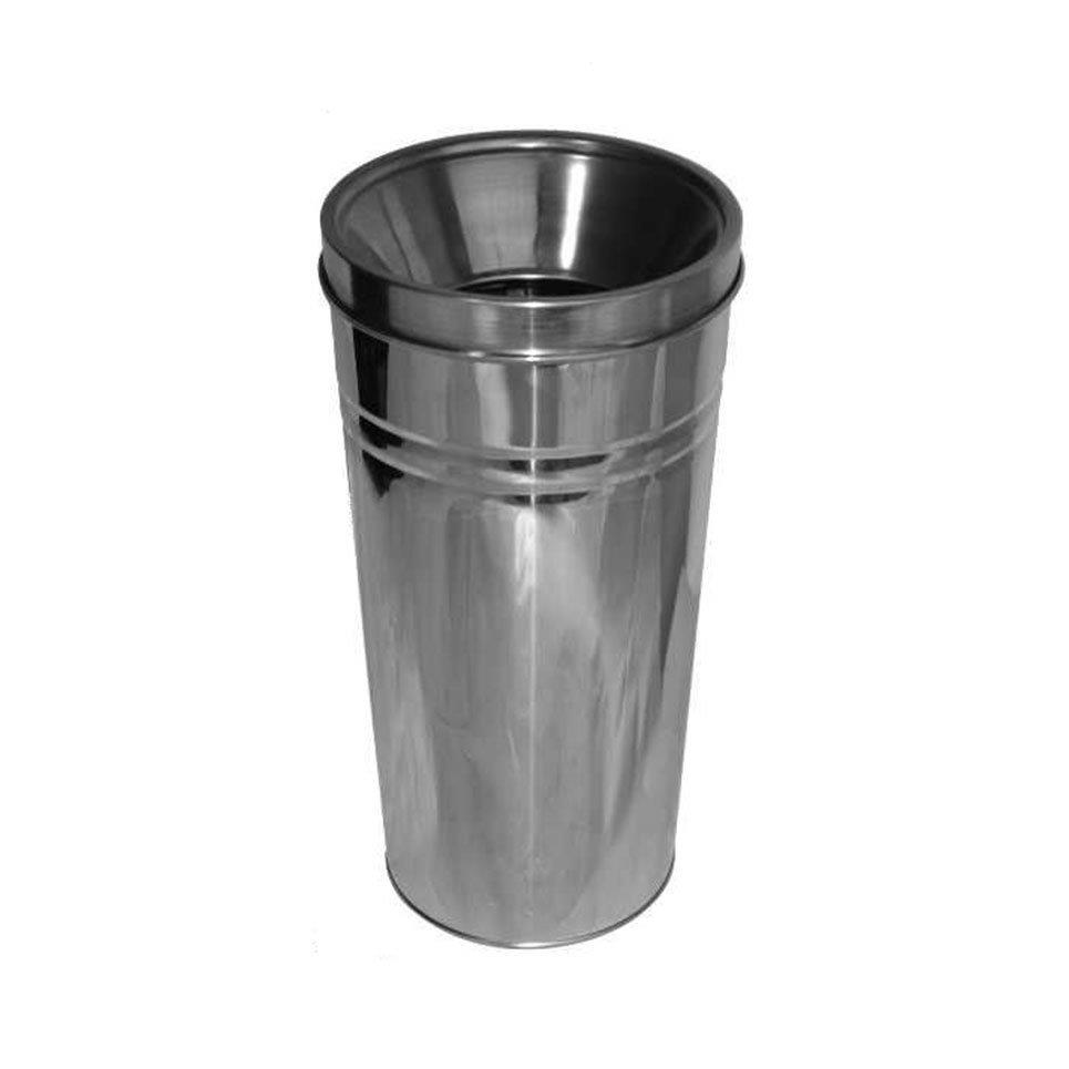 Paslanmaz Konik Çöp Kovası