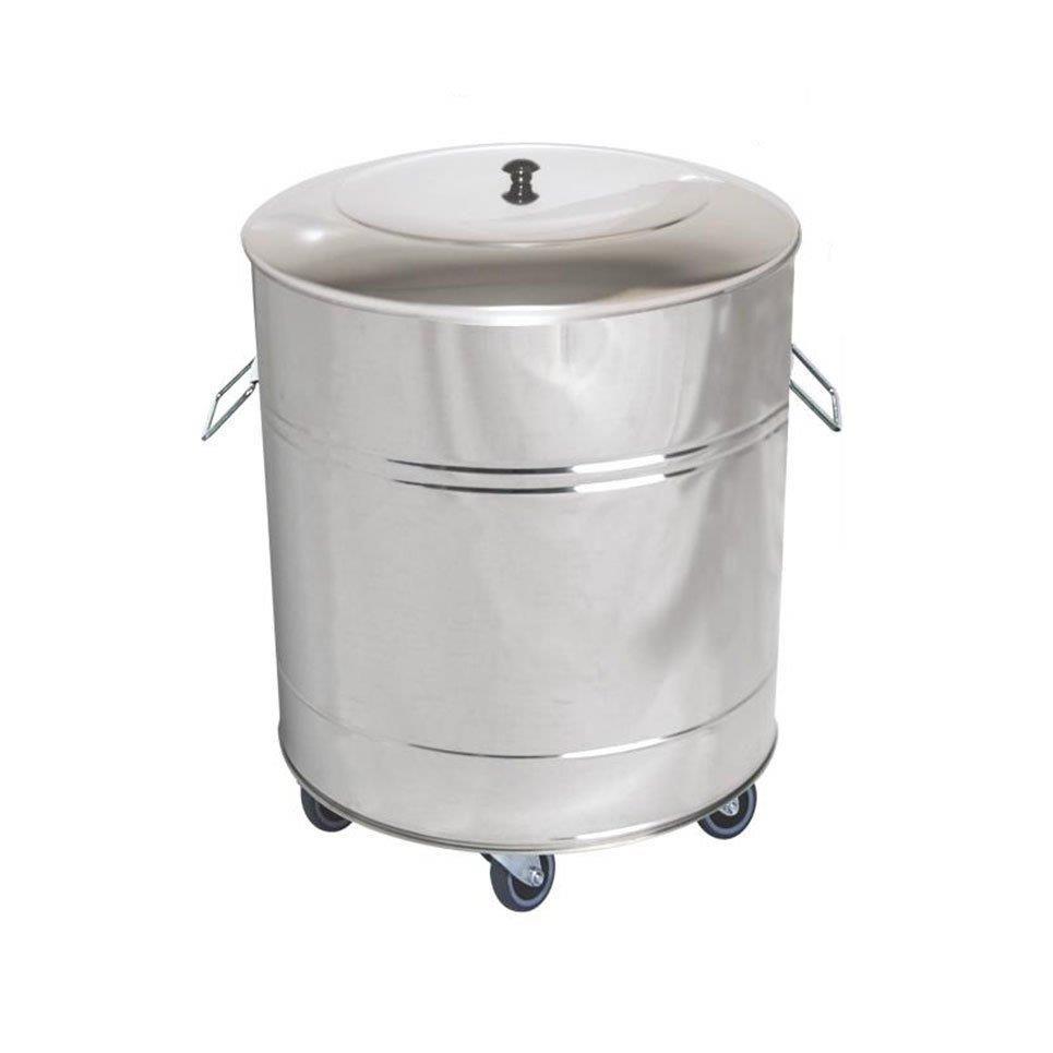 Paslanmaz Manuel Çöp Kovası