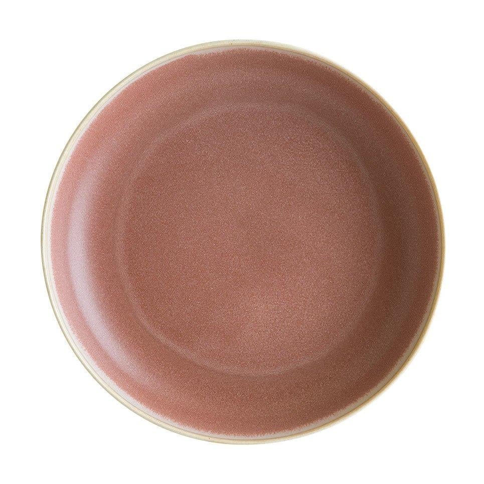 Pink Pott Bowl Porselen Çukur Tabak