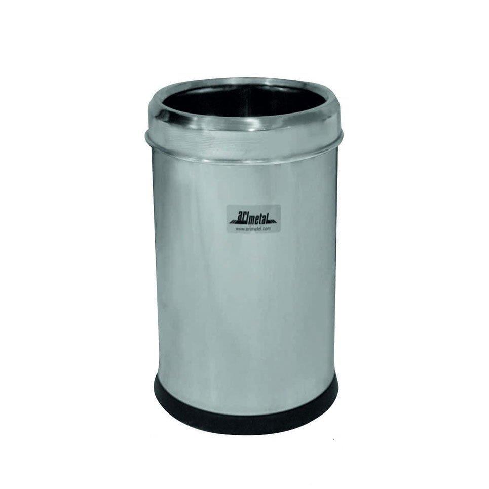 Plastik Tabanlı Paslanmaz Çöp Kovası