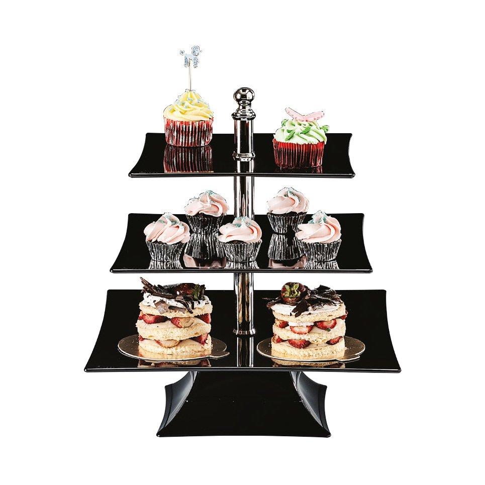 Polikarbonat Teşhir Standı Siyah