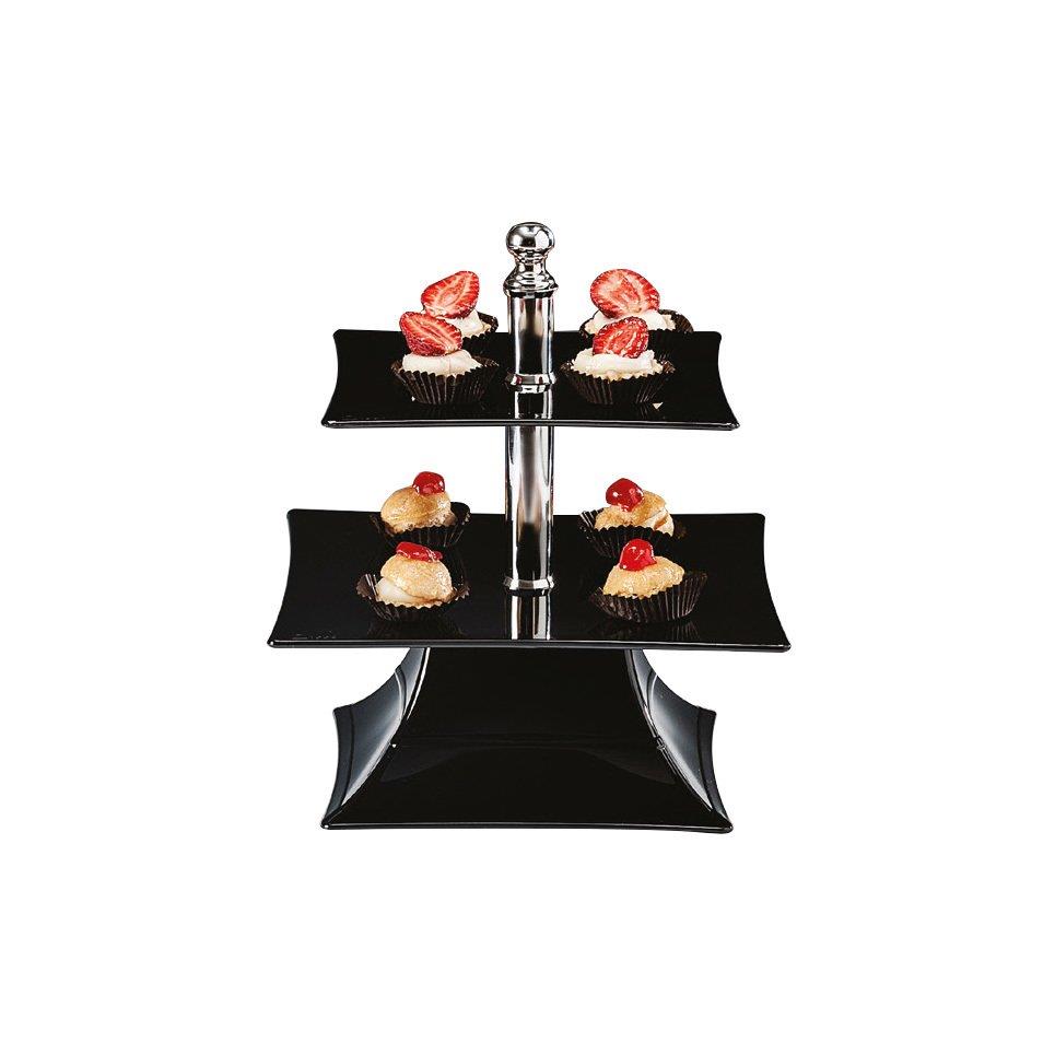 Polikarbonat Teşhir Standı Siyah