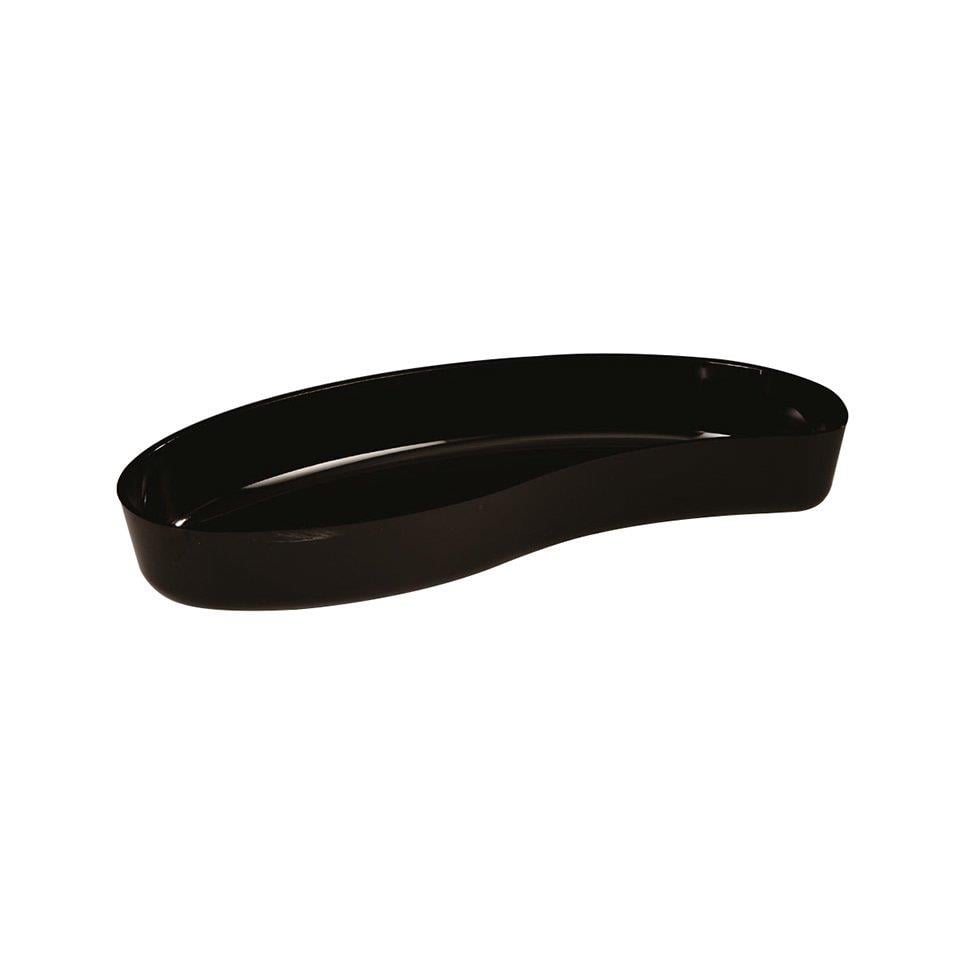 Polikarbonat Teşhir Tabak Siyah