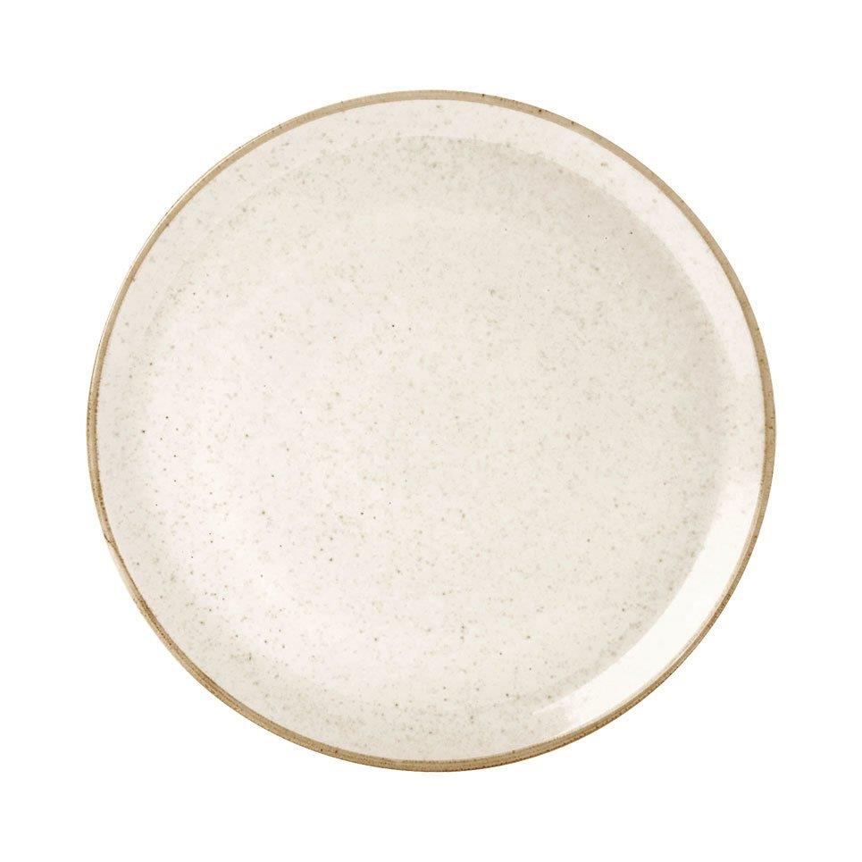 Porselen Bej Pizza Tabağı