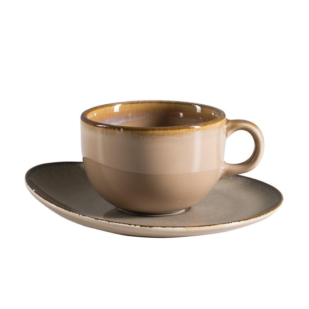 Porselen Çay Fincanı ve Tabağı