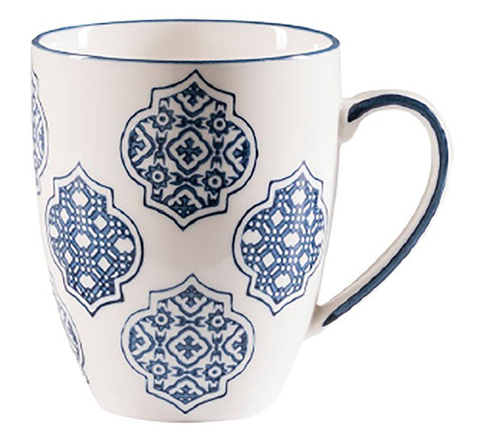 Porselen Çiçekli Kupa