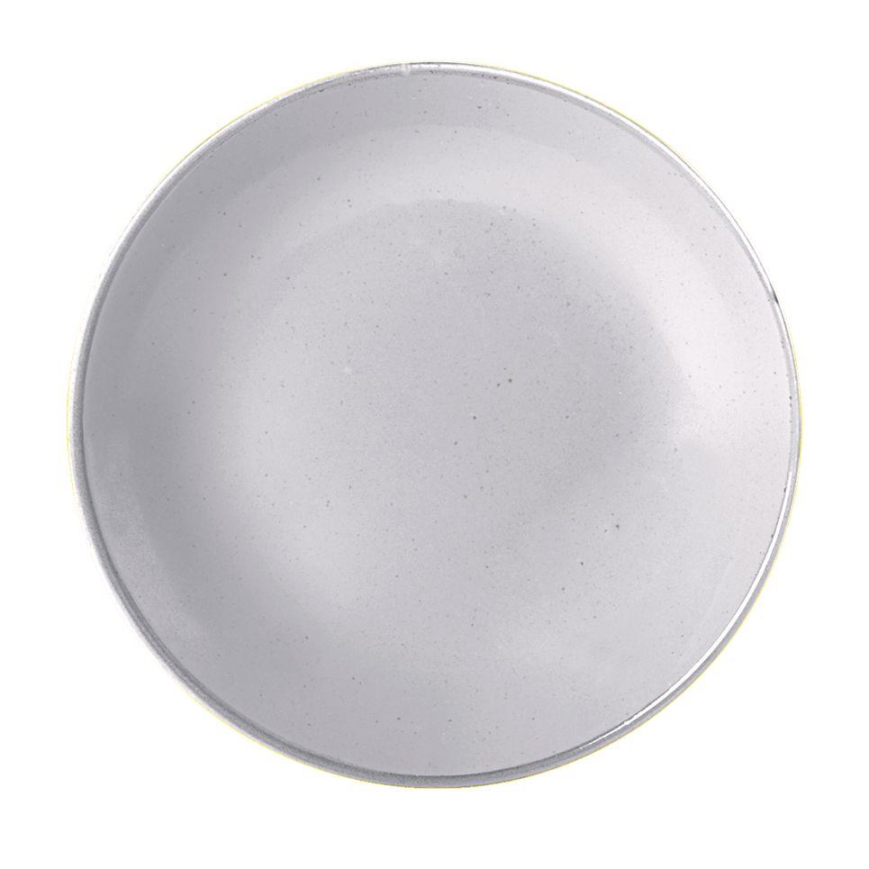 Porselen Gri Çukur Tabak