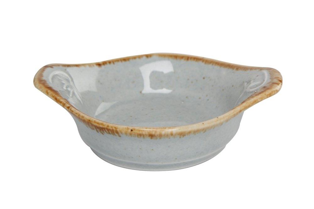 Porselen Gri Mini Tabak