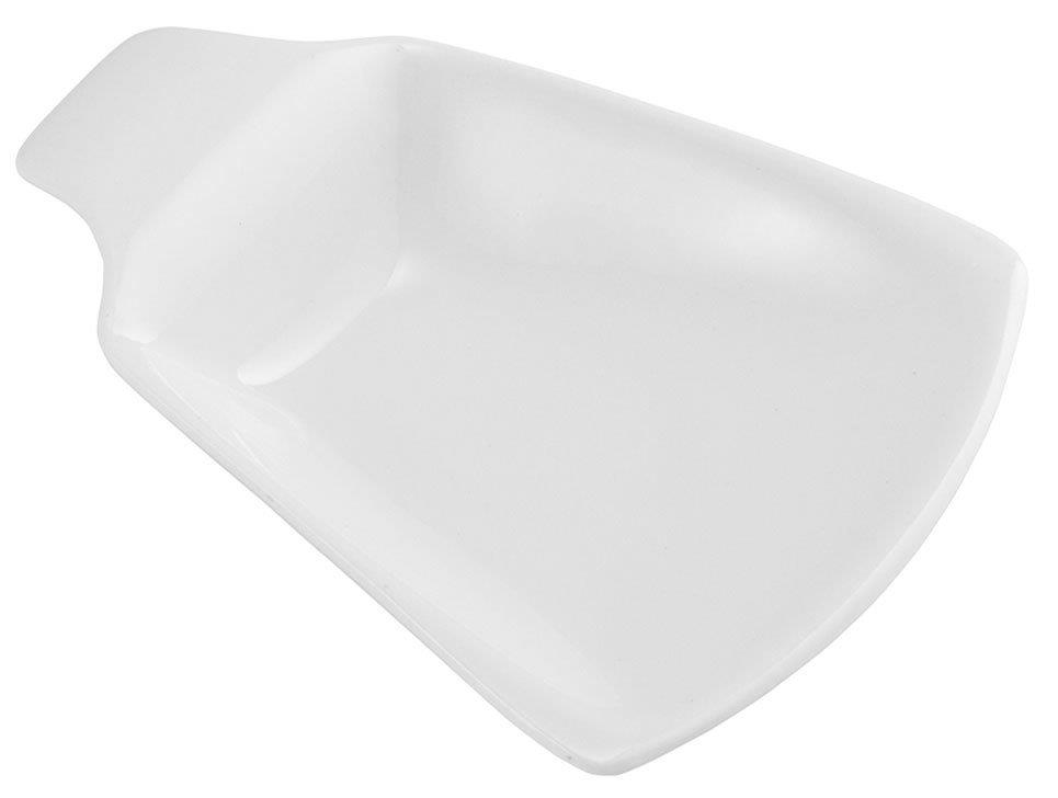 Porselen Minimal Kaşık Beyaz