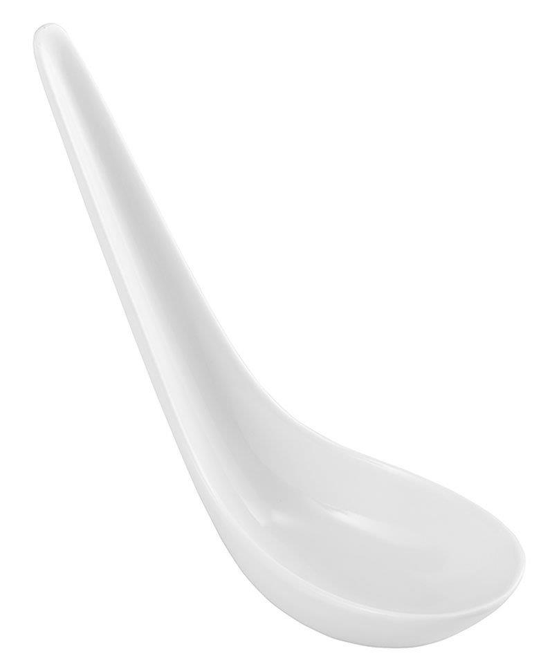 Porselen Minimal Kaşık Beyaz