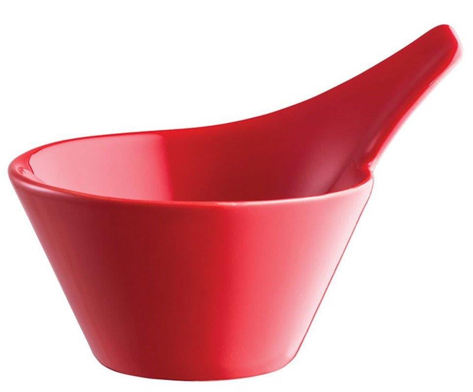 Porselen Minimal Kaşık Kırmızı