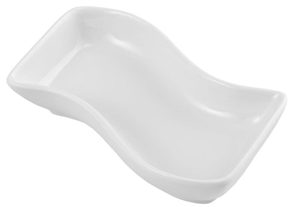 Porselen Minimal Tabak Beyaz