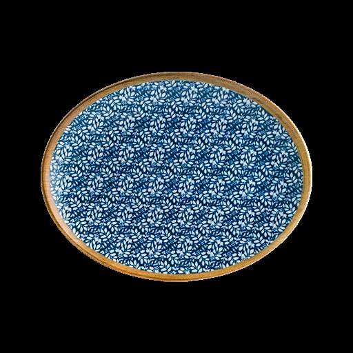 Porselen Oval Tabak