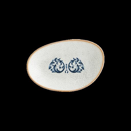 Porselen Oval Tabak