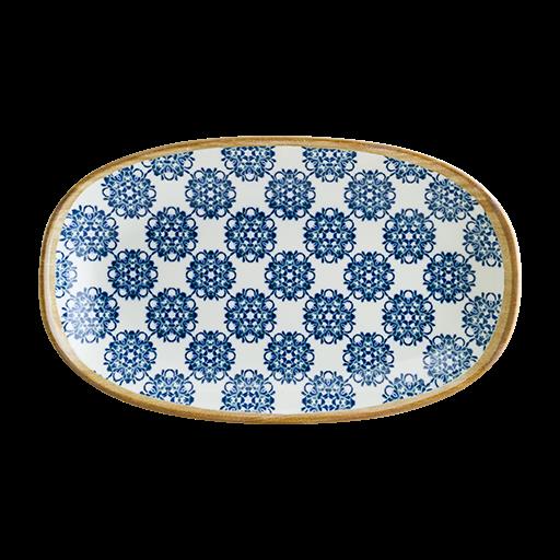 Porselen Oval Tabak