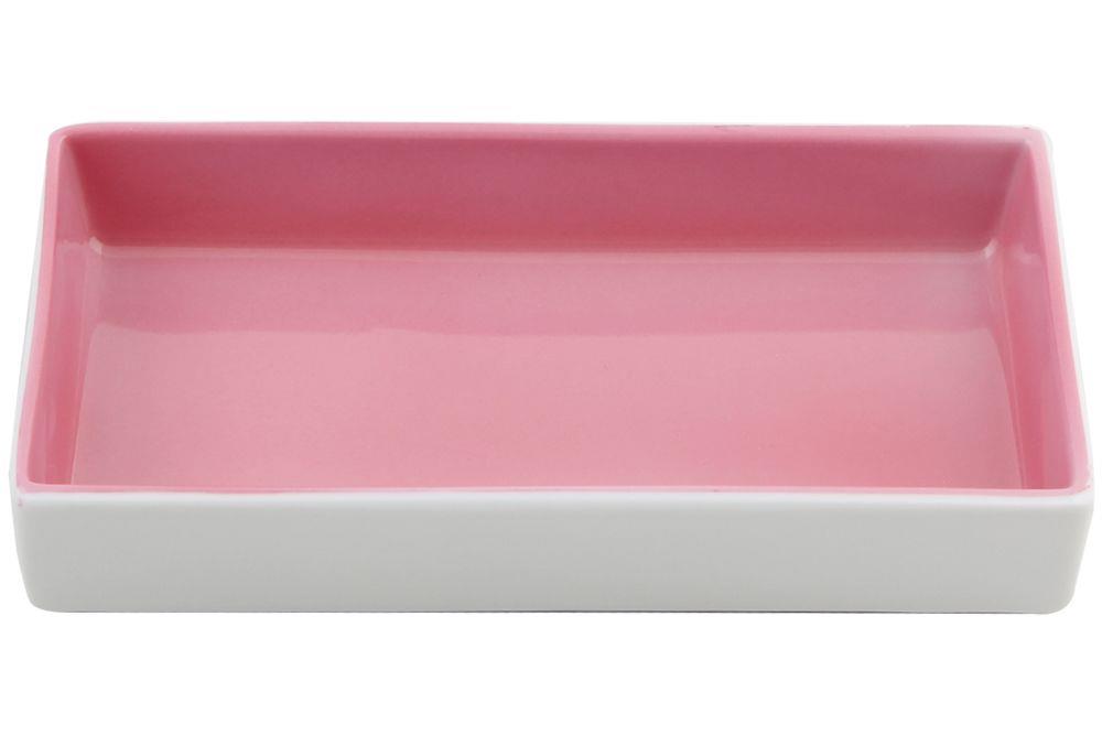 Porselen Pembe Salata & Meze Tabağı
