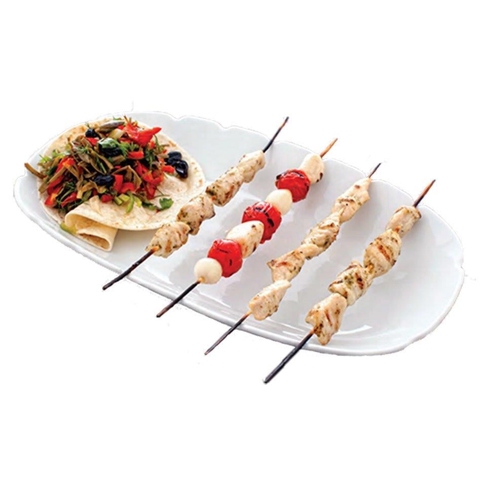 Porselen Şiş Servis Tabağı