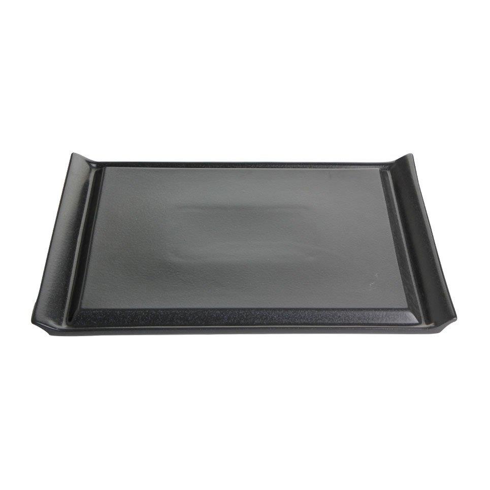 Porselen Siyah Biftek Tabağı