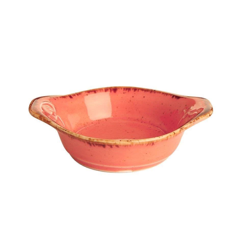 Porselen Turuncu Mini Tabak