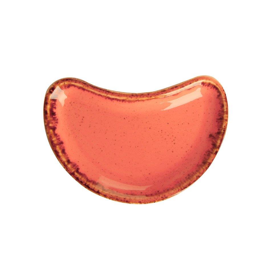 Porselen Turuncu Mini Tabak