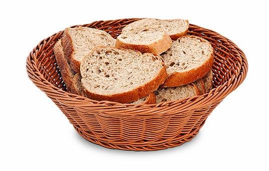 Rattan Yuvarlak Ekmek Sepeti