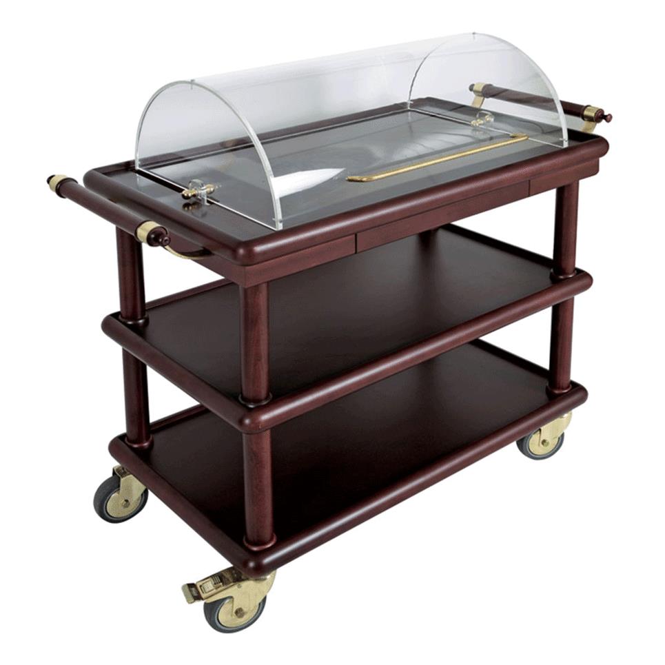 Rolltop Kapaklı Servis Arabası