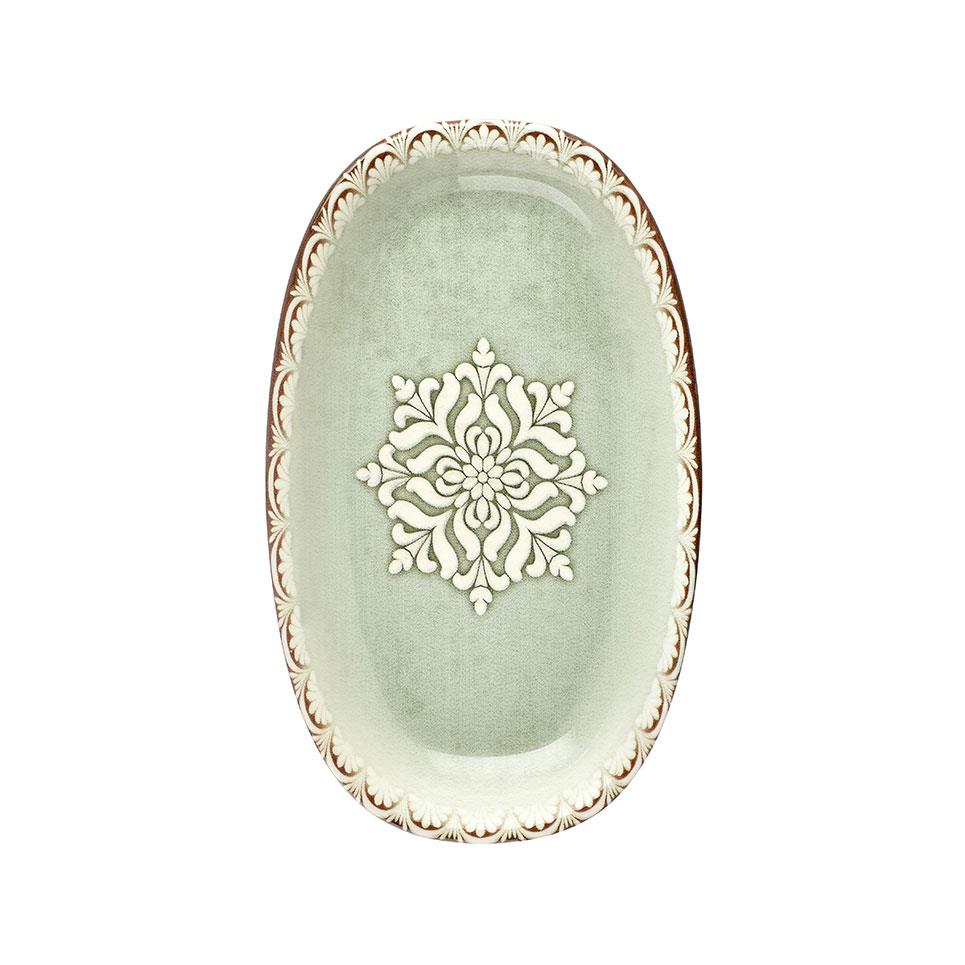 Rome Zest 15 Cm Oval Tabak 15*9 Cm