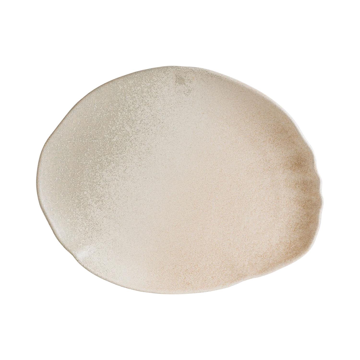 Sahara Tone Oval Tabak 36 cm