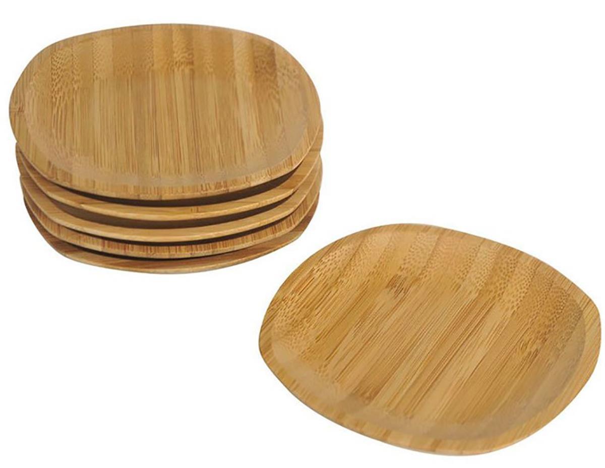 Silva 6'lı Kare Çay Tabağı