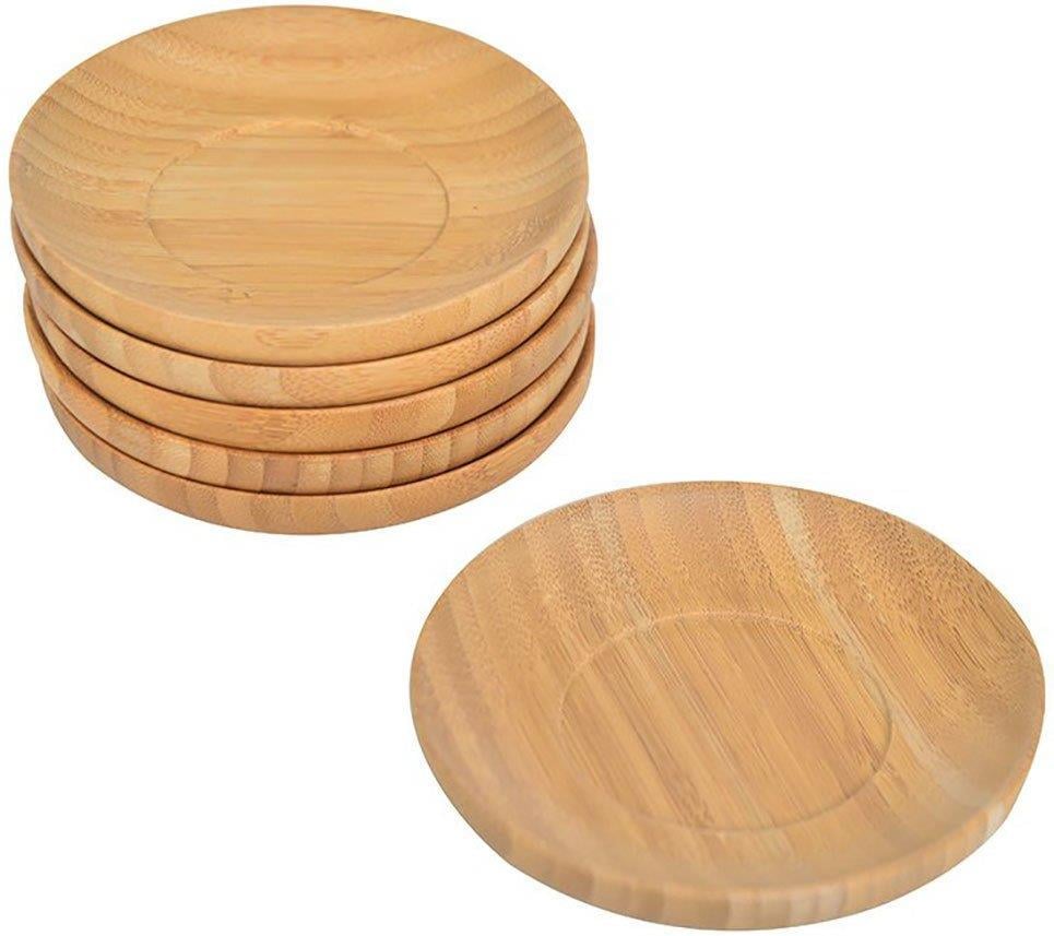 Silva Fix 6'lı Yuvarlak Çay Tabağı