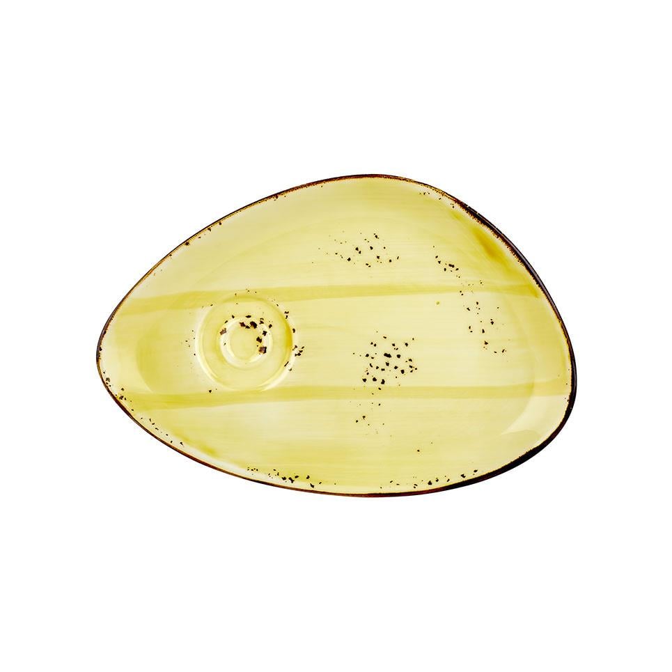Sun Zest Çay Sunum Tabağı 14*11 Cm
