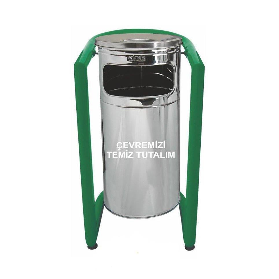 U Tipi Paslanmaz Çelik Çöp Kovası