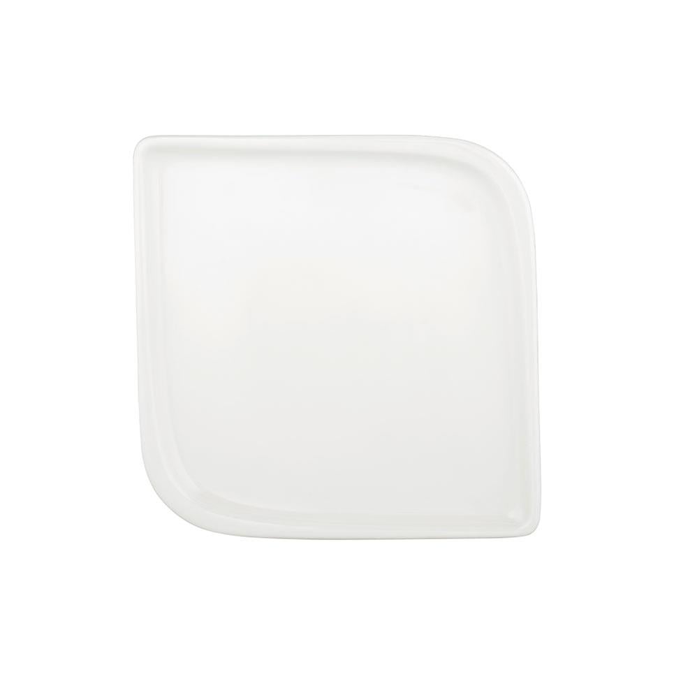 Whıte Arel 30 Cm Kare Tabak 23*23 Cm