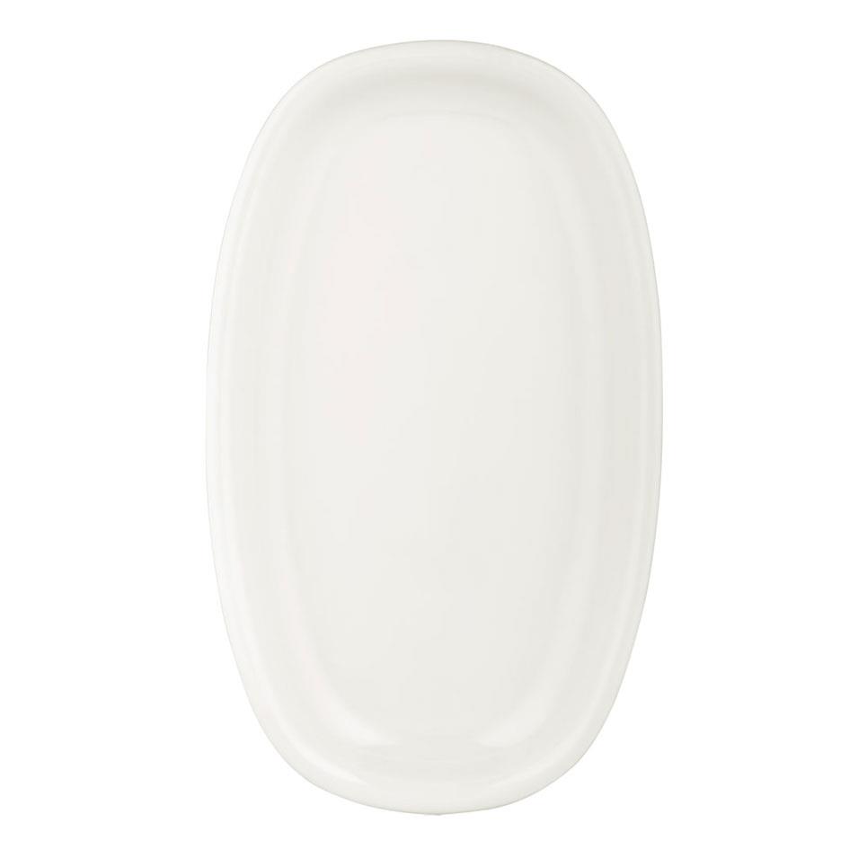 Whıte Zest 15 Cm Oval Tabak 15*9 Cm