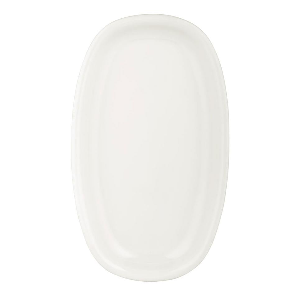 Whıte Zest 34 Cm Oval Tabak 34*20 Cm