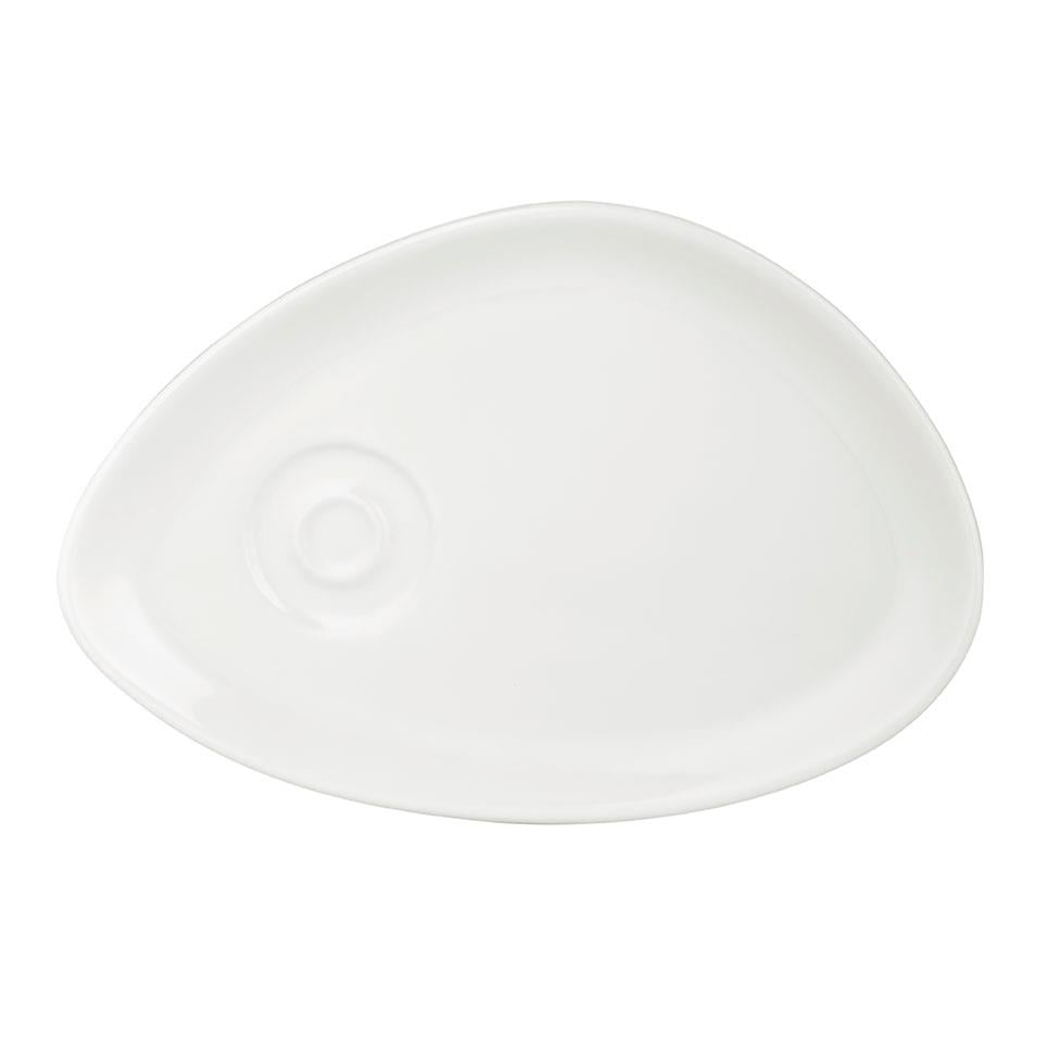 Whıte Zest Çay Sunum Tabağı 14*11 Cm
