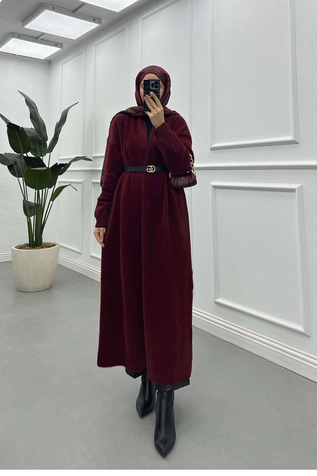 Angora Hırka Bordo