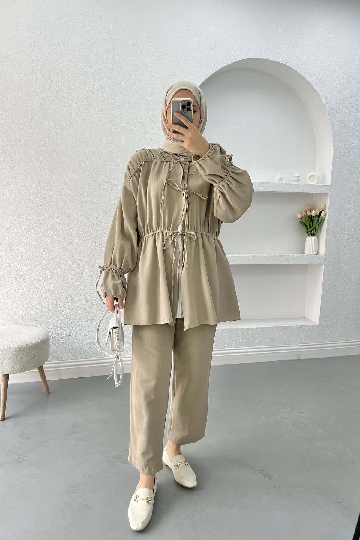 Bağlamalı Takım Soft Yeşil