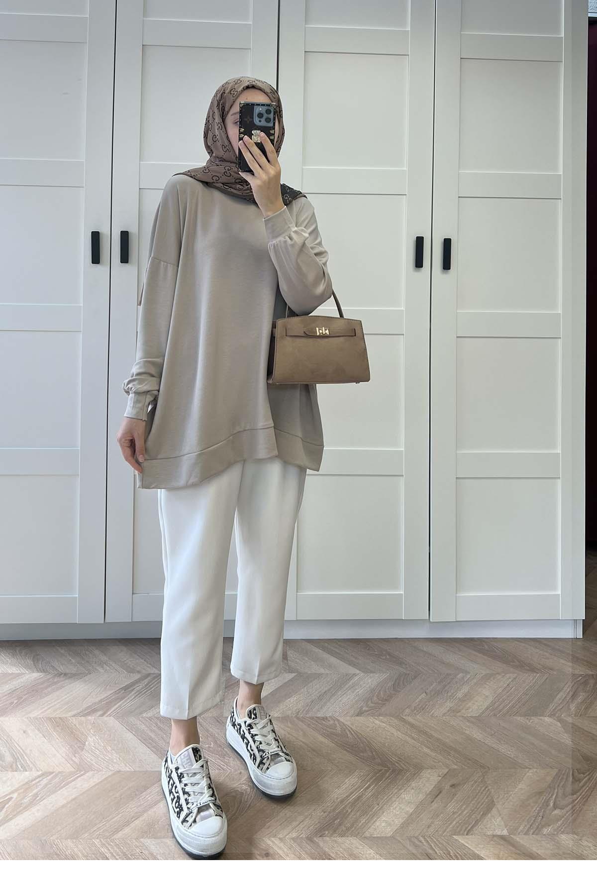 Basic Oysh Sweatshirt Bej