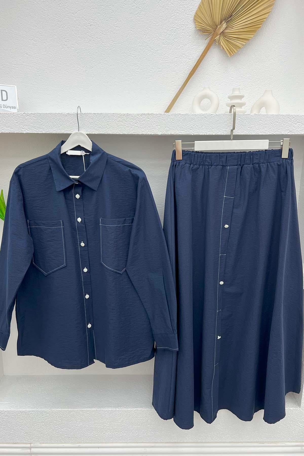 Cepli Paraşüt Takım Lacivert