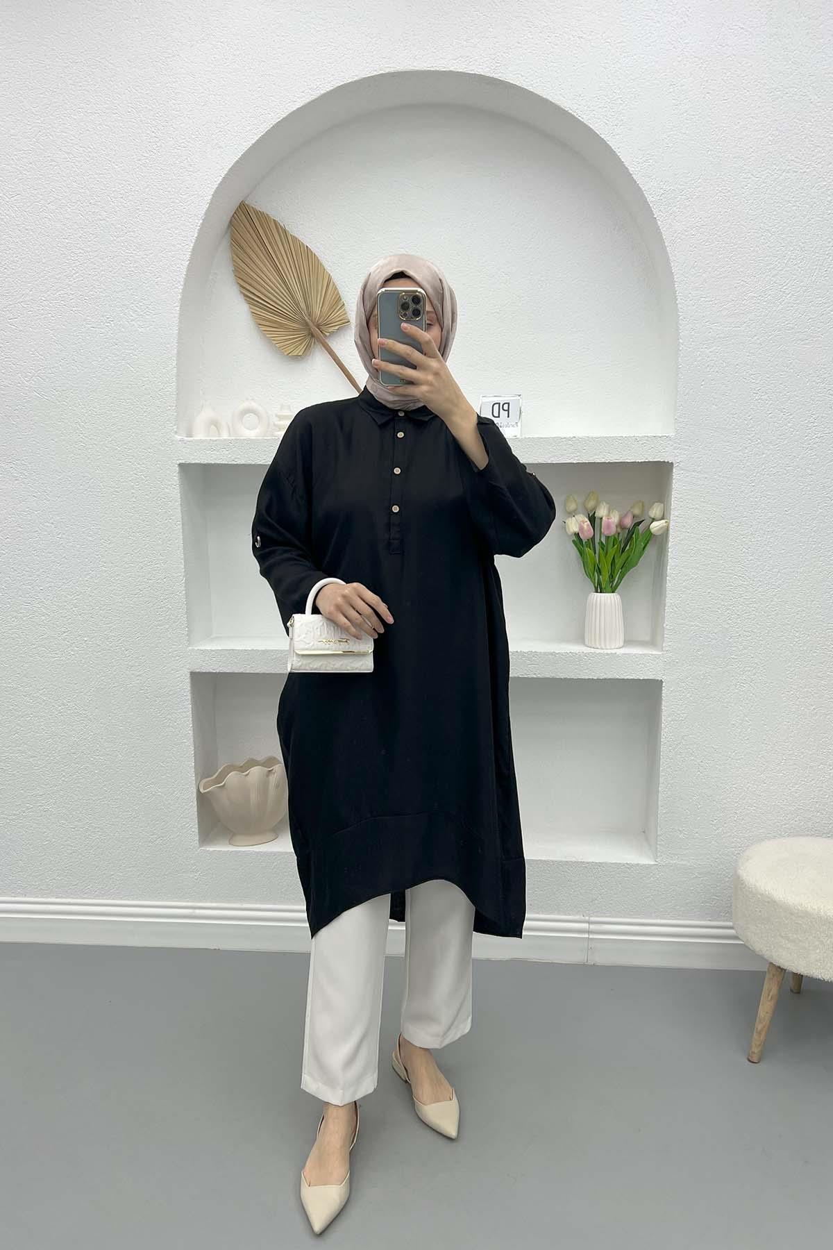 Cepli Tunik Siyah