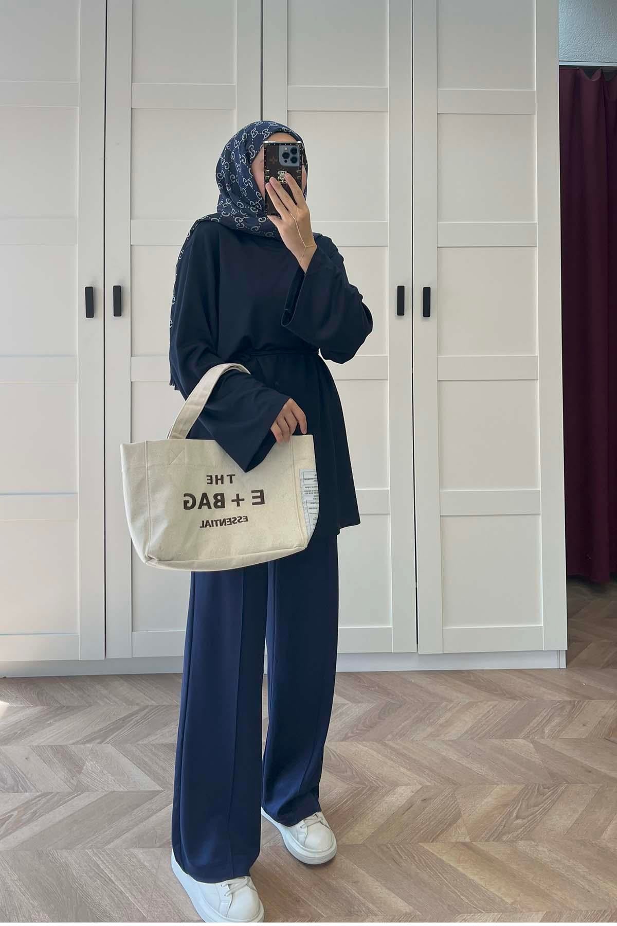 Çımalı Oysh Pantalon Saks Mavi